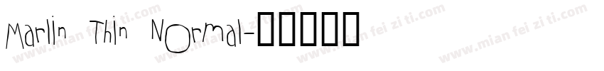 Marlin Thin Normal字体转换
